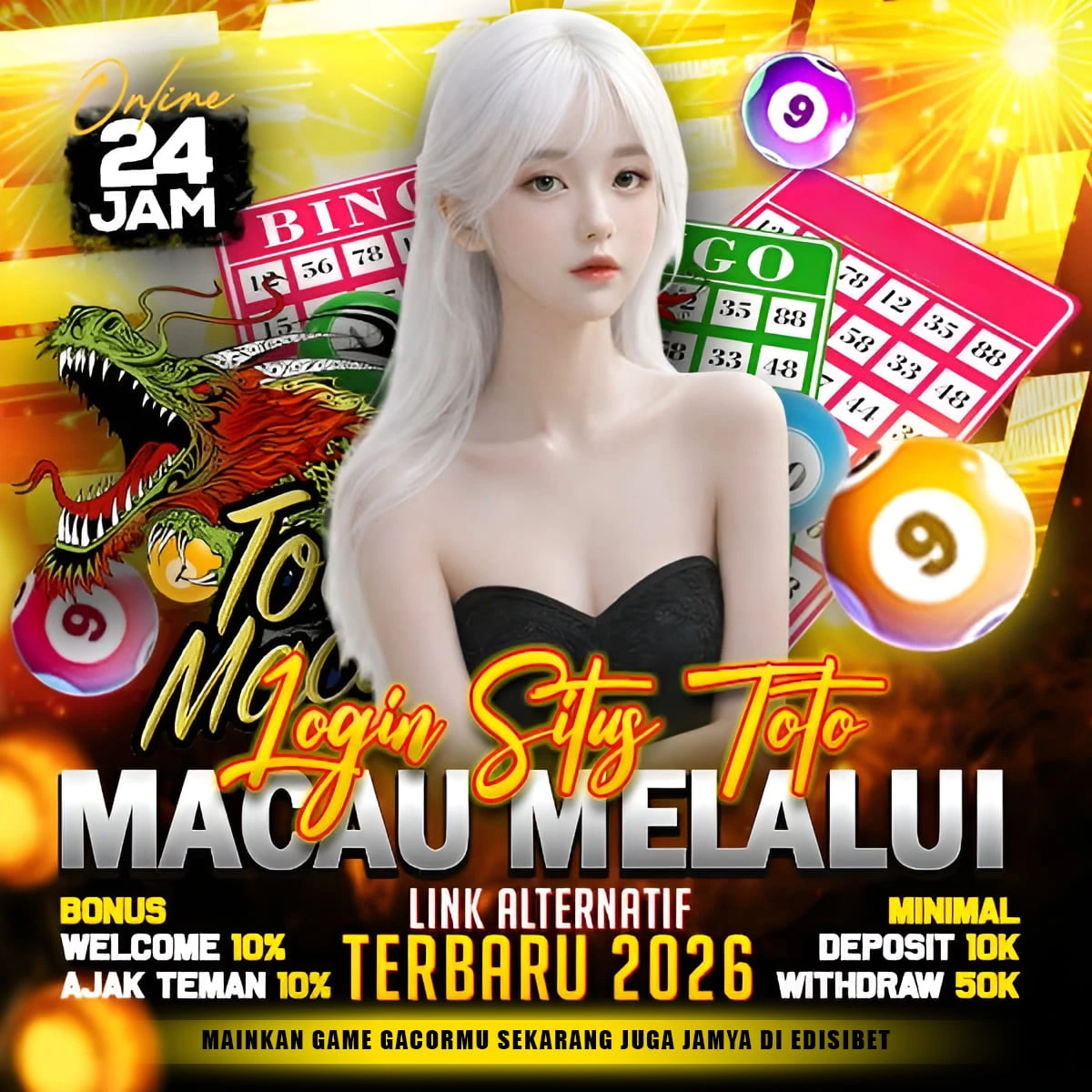 EDISIBET: Bandar Togel Online Terpercaya & Situs Toto Macau Resmi 2026